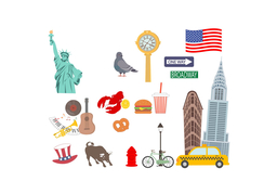 New Yorkのイラスト